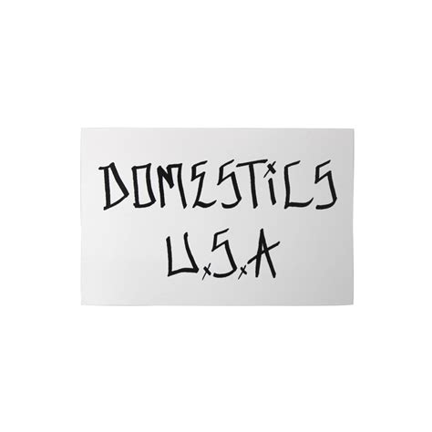 DOMESTICS ANDY ROY LETTERING STICKER | bigwingskate