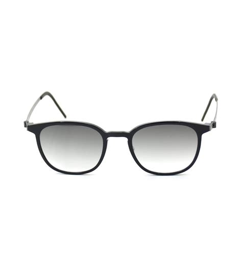 Lindberg Unisex Grey Round Sunglasses