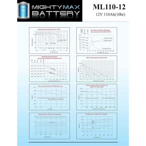 Mighty Max Battery 12V 110AH Solar Forklift Lighting Deep Cycle ...