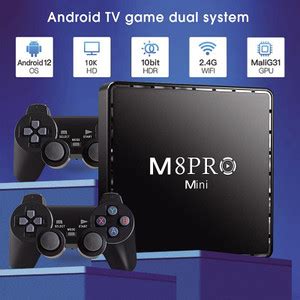 Amazplus M8 Pro Mini Retro Games Box 64Gb Loaded with Featuring 10000 ...