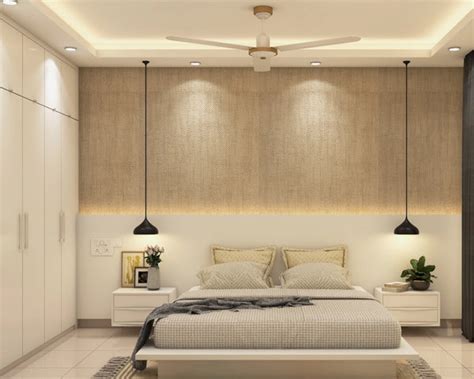 TCW Interiors - Beige and Green Modern Spacious Guest Room Interior