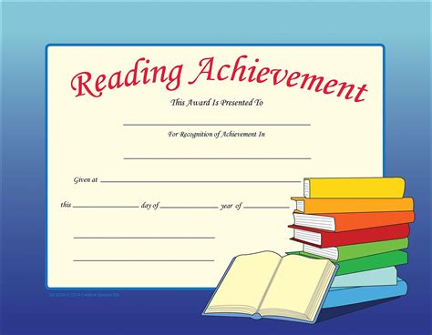 Buy Re Certificate - Reading Achievement, 11" x 8.5", 30 Certificates ...