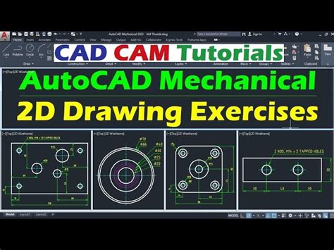 Image result for Mechanical 2D AutoCAD Tutorial