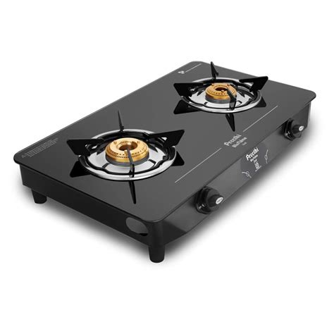 Preethi ZEAL Glass Top 2 Burner Gas Stove - Buildhub