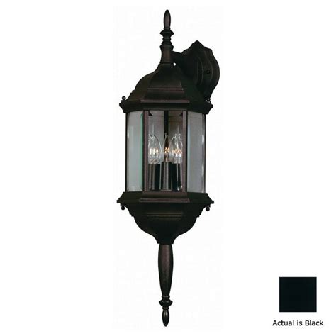 Kenroy Home Custom Fit 26-in Black Outdoor Wall Light at Lowes.com