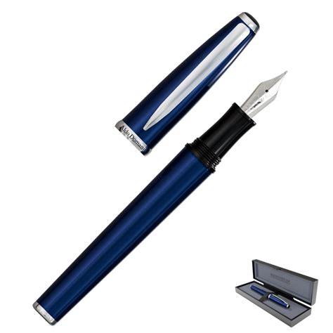 Monteverde Aldo Domani Fountain Pen - Broad Nib, Black Ink Fountain Pen ...