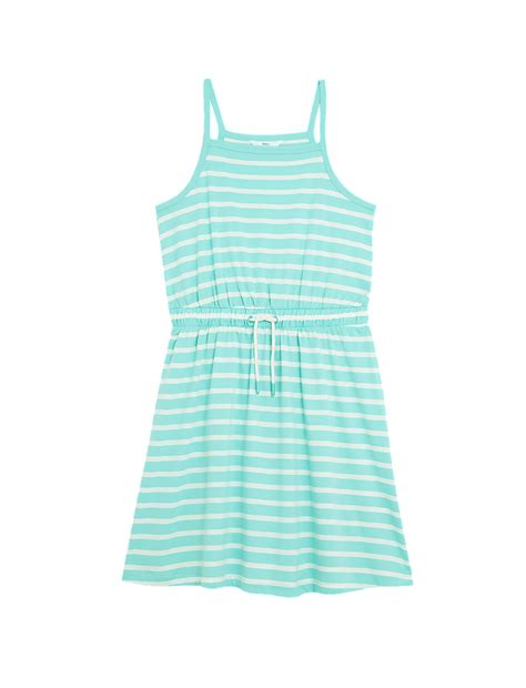 Buy Pure Cotton Striped Dress at Marks & Spencer
