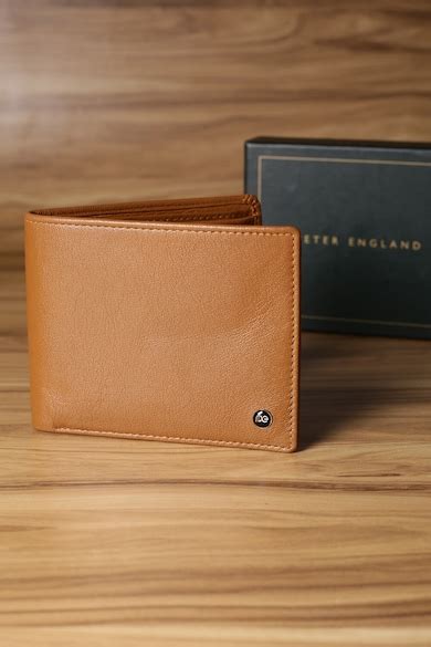 Buy Men Brown Solid Leather Wallet Online - 39708528 | Peter England