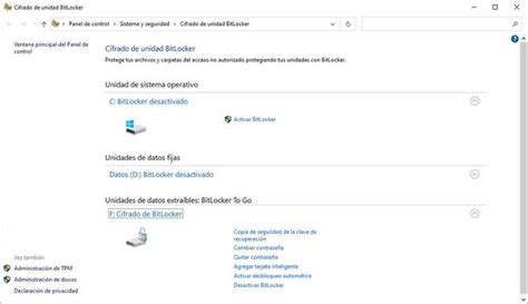 Image result for Desactivar BitLocker Disco Externo