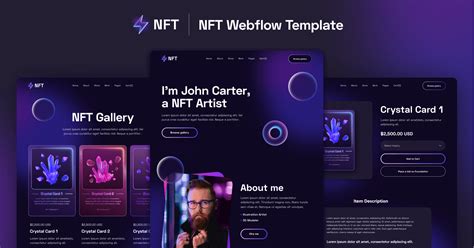 Style Guide - NFT - Webflow Ecommerce Website Template