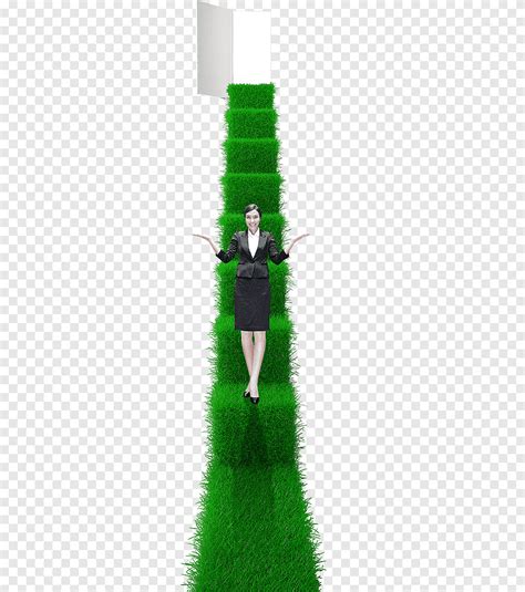 Stairs Stair carpet Ladder, Green Stairs, environmental, grass png | PNGEgg