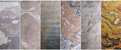 The Waves & Swirl Collection - Luxury Abstract Rugs | Carpet Couture