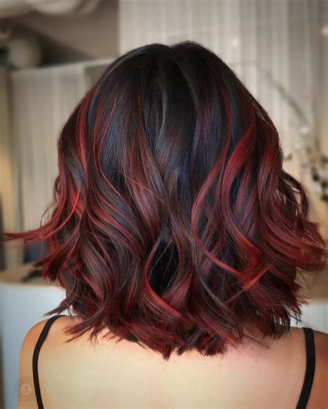 Dark Cherry Red Hair