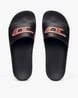 Buy DIESEL Mayemi Brand Print Sliders | Black Color Women | AJIO LUXE
