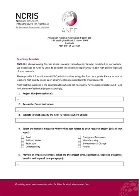 Example of Case Study Template 的图像结果