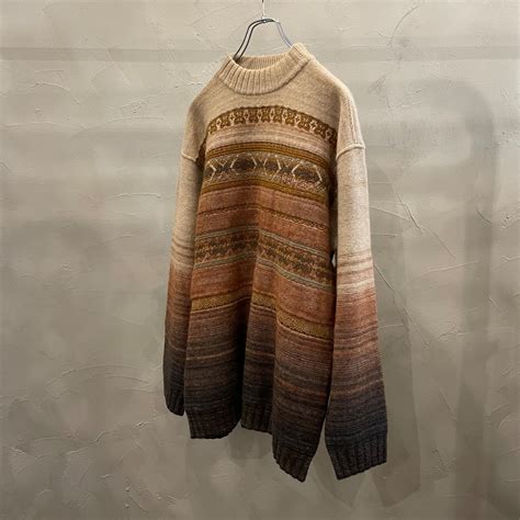 KENZO GOLF / gradation pattern knit / 90's | ROOM