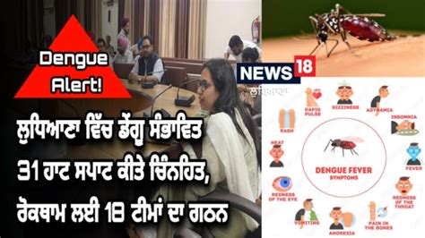 Dengue cases: ਲੁਧਿਆਣਾ ਵਿੱਚ ਡੇਂਗੂ ਸੰਭਾਵਿਤ 31 ਹਾਟ ਸਪਾਟ ਕੀਤੇ ਚਿੰਨਹਿਤ ...