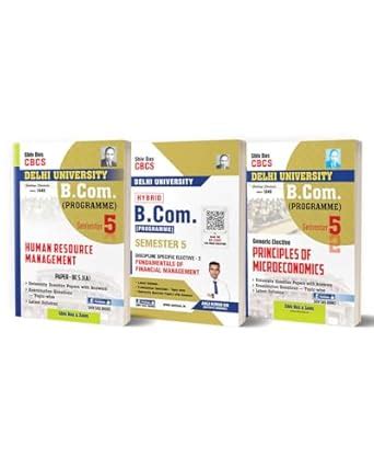 Buy Shivdas BCom Prog Semester 5 Human Resource Management Fundamental ...