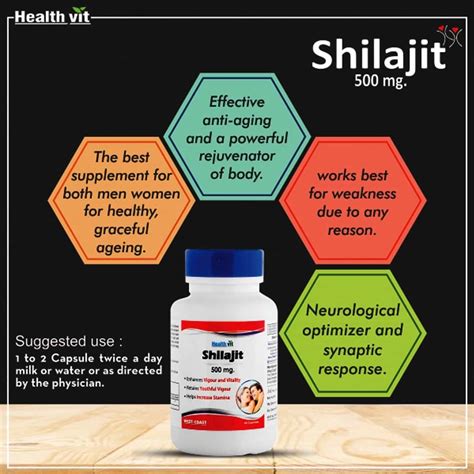 Buy HEALTHVIT SHILAJIT (ASPHALTUM EXTRACT POWDER) - INCREASE VIGOR AND ...