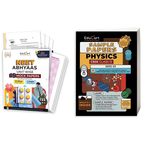 Buy Educart Latest ABHYAAS Unit-wise NEET Mock Test Papers (15 Mock ...