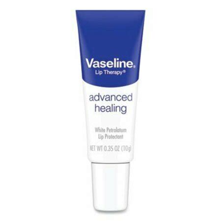Unilever Us Vaseline, LIP THERAPY ADVANCED LIP BALM, ORIGINAL, 0.35 OZ ...