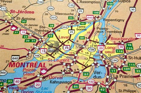 Montreal map, Quebec. by FER737NG Vectors & Illustrations with Unlimited Downloads - Yayimages