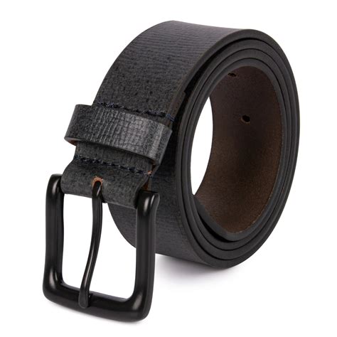 Buy Genuine Black Textured Leather Belt for men Online – Tim Paris