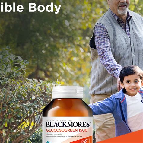 Buy BLACKMORES - GLUCOSOGREEN 1500 |1500MG VEGETARIAN GLUCOSAMINE ...