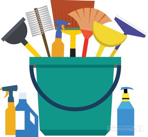 cleaning supplies #3844779 | Clipart Library
