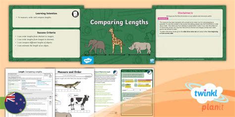 Level 1 Length: Compare a Group of Objects by Length Lesson 1
