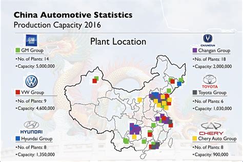 Map Of China Manufacturing Distribution