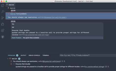 Image result for Visual Studio Code Interface Error Log