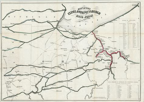 Map of the Cleveland & Pittsburgh Rail Road, And its Connections ...