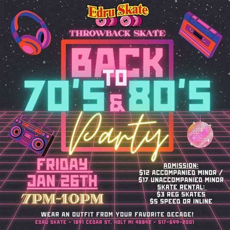Throwback Skate, EDRU, Holt, January 26 2024 | AllEvents.in
