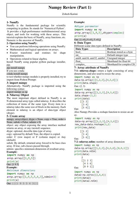 Image result for Python-Numpy Review