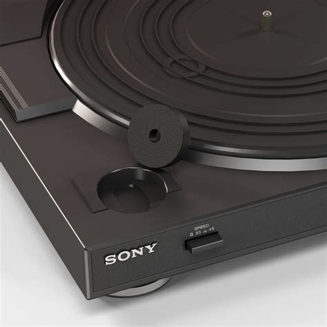 3d model sony ps-lx300usb stereo turntable