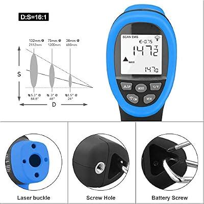 BTMETER BT-985B Laser Temp Gun India | Ubuy