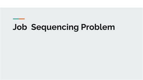 Job Sequencing Problem Python Solution 的图像结果