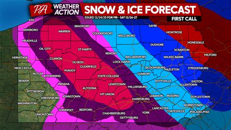 First Call Snow & Ice Forecast for Friday's Post-Christmas Winter Storm ...