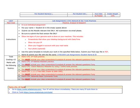 CYSE1004-Lab Assignment 1=15% - Put Student Name(s) ↓ Put Student IDs ↓ ...