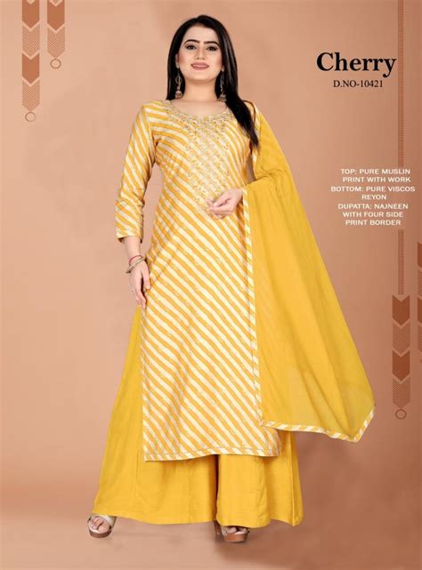 Kalarang Cherry Fancy Designer Dress Material Collection: Textilecatalog