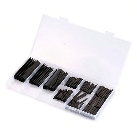Skushops 127Pcs 2:1 Heat Shrink Tube Wire Wrap Assortment Set Electric ...