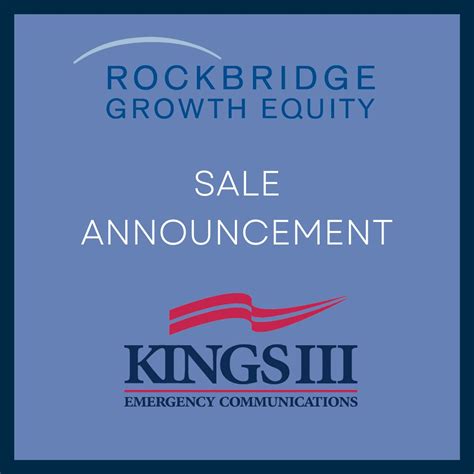 Rockbridge Growth Equity, LLC on LinkedIn: #saleannouncement