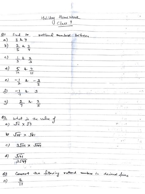 Image result for Assignment Class 9 Week Math