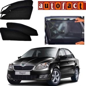 Autofact Rear Window, Side Window Sun Shade For Skoda Rapid Price in ...