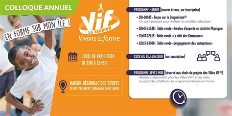 Colloque annuel du programme VIF® La Réunion, maison régionale des ...
