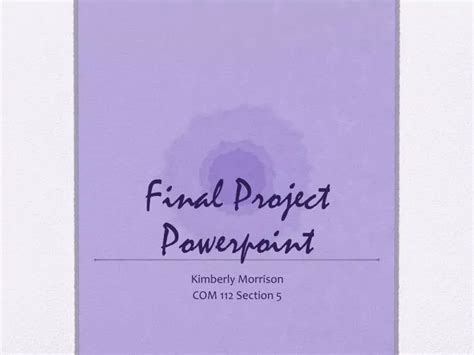 Image result for Final Project PowerPoint Presentation Examples