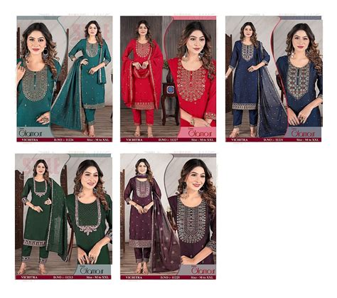 Vichitra Jnx Readymade Pant Style Suits Manufacturer Gujarat – Kavya ...