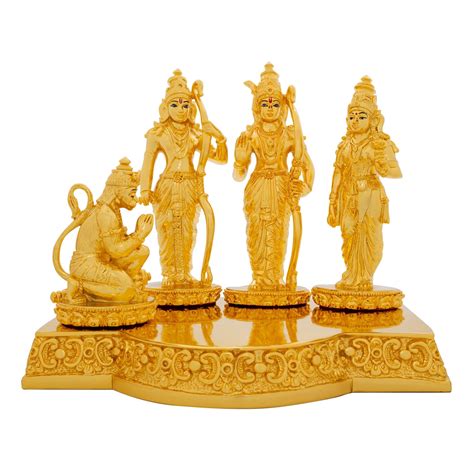 Buy Ram Parivaar Gold Plated Idol Designs | Parakkat Jewels