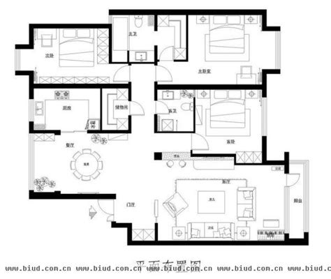 珠江帝景-三居室-114平米-装修设计 - 家居装修知识网
